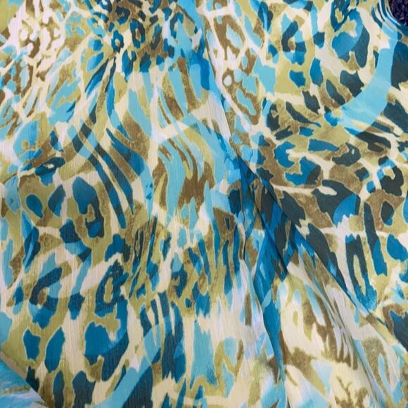 Ruby Rd. pastel sheer skirt sz. 6 petite - Picture 3 of 5